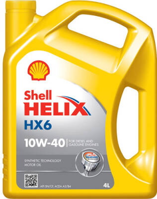 Shell Helix HX6 10W40 4X4 L - 1